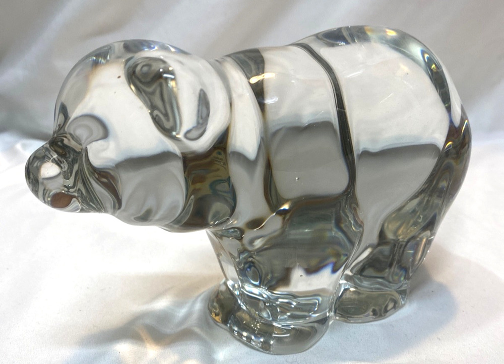 New Martinsville Crystal Papa Bear #489